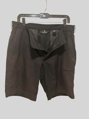 Pebble Beach Men’s Brown Flat-Front Golf Shorts